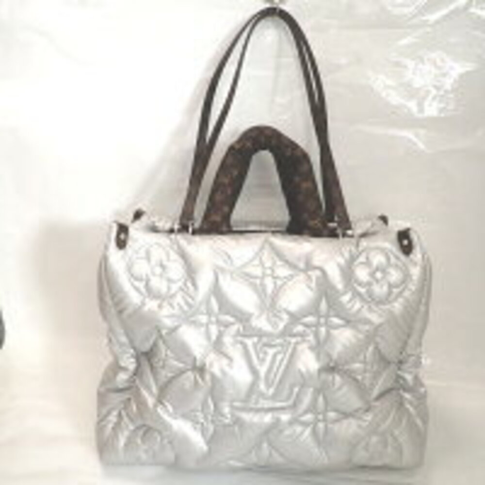 Louis Vuitton LV Pillow OnTheGo Tote Bag Silver Monogram Pattern